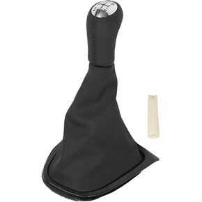 5 Speed Leather Gear Stick Gaiter for Renault Clio IV 2012-2020 Black Boot Cover Gaitor Collar in Saudi Arabia