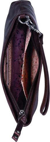 Mancini Ladies' Wristlet, RFID Secure Leather Wallet in Saudi Arabia