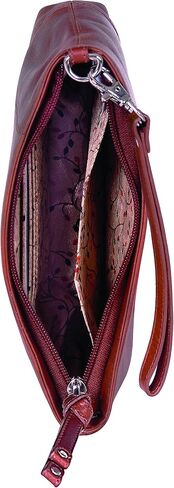 Mancini Ladies' Wristlet, RFID Secure Leather Wallet in Saudi Arabia