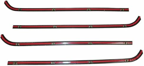 4pcs Window Sweep Felts Seals Set Kit for 2500/1500 Series for K15/K1500 Pickup for K25/K2500 Pickup for C10 Pickup for C20 Pickup for C30 Pickup for K10 Pickup for K20 Pickup Truck in Saudi Arabia
