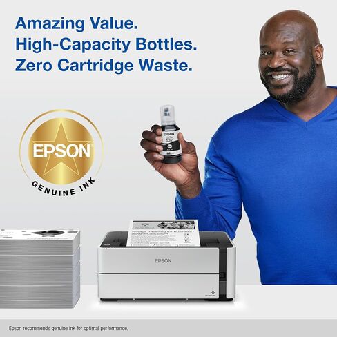 EPSON 532 EcoTank Ink Ultra-high Capacity Bottle Black (T532120-S) Works with EcoTank ET-M2170, ST-M3000, ET-M3170, ST-M1000, ET-M1170 in Saudi Arabia