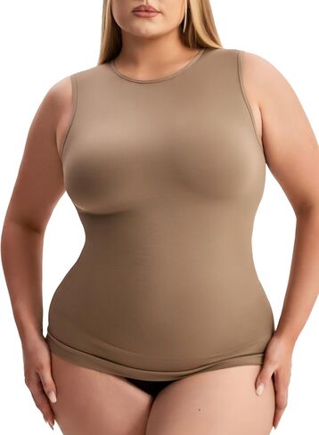 خزان ضغوط للنساء من الخصر مع رقبة عالية قابلة للتعديل - Cami cami من أجل التحكم في البطن - مشكل الجسم camisole in Kuwait