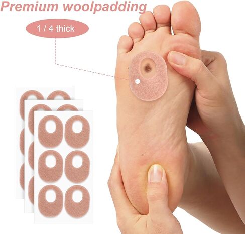 48pcs callus pads soft lesment oval corn fads شعرت وسائد الكالسيون لاصقة حماة الذرة metatarsal وسادة وسادة العناية بالقدمين للرجال للرجال in Saudi Arabia