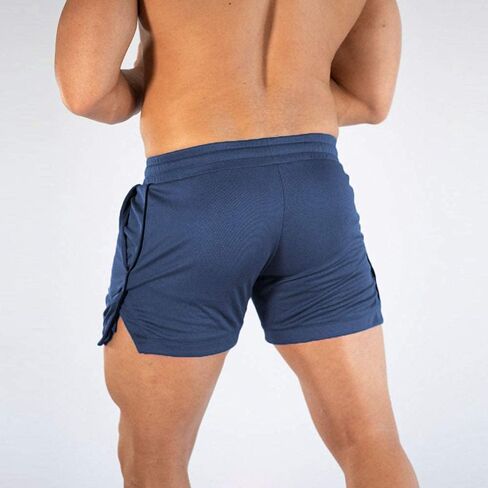Surenow 3 Pack Mens Running Gym Shorts Quick Dry Workout Lightweight Shorts 3 Inch Breathable Athletic Shorts with Pockets in Saudi Arabia