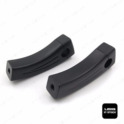 XKMT-4.5" Black Handlebar Pullback Risers Compatible With universal bikes (7/8" Hole Size Bar) Motorcycle [B012FGVG8G] in Saudi Arabia