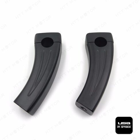 XKMT-4.5" Black Handlebar Pullback Risers Compatible With universal bikes (7/8" Hole Size Bar) Motorcycle [B012FGVG8G] in Saudi Arabia