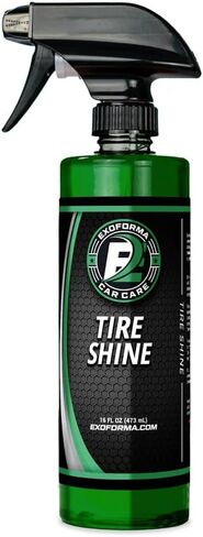 ExoForma Tire Shine - Solvent Based Durable Tire Dressing, Easy to Apply & Lasts Weeks On Tires, Leaves Behind a Matte & Satin Deep Black Look in Saudi Arabia