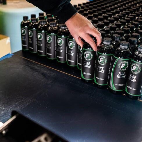 ExoForma Tire Shine - Solvent Based Durable Tire Dressing, Easy to Apply & Lasts Weeks On Tires, Leaves Behind a Matte & Satin Deep Black Look in Saudi Arabia