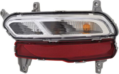 Replacement for Kia Sportage 2020 2021 2022 Halogen Back Up Light Assembly with Bulbs, Right Side/Passenger Side, OEM: 92406 D9700 / Partslink: KI2883102 CAPA Certified in Saudi Arabia