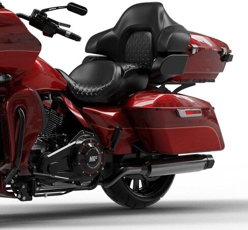 HR3 Dark Dark Alloy و Black Denim Touring Side Covers متوافق مع 2018 CVO Street Glide Flhxse in Kuwait