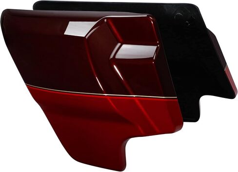 HR3 Dark Dark Alloy و Black Denim Touring Side Covers متوافق مع 2018 CVO Street Glide Flhxse in Kuwait
