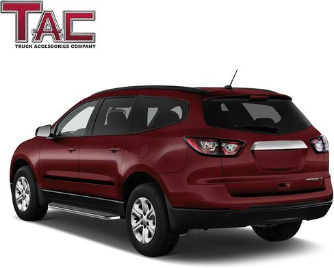 TAC COBRA Running لوحات متوافقة مع 2007-2017 Chevy Traverse | 2007-2016 GMC Acadia | 2017 Acadia Limited (استبعاد. Denali) | 2007-2009 جيب الألومنيوم الأسود على الطرق الوعرة الإكسسوارات الخارجية in Kuwait