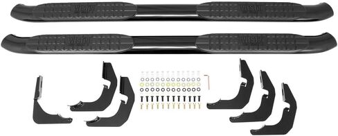Westin 21-22775 PRO TRAXX 4 Oval Nerf Bars fits 2005-2023 Tacoma Double Cab Black Pair in Saudi Arabia