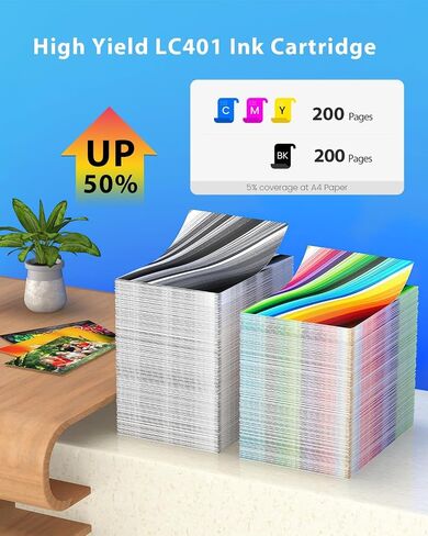 خراطيش حبر 564XL لطابعات Hp بديلة لخراطيش حبر HP 564XL المتوافقة مع HP DeskJet 3520 3522 Officejet 4620 Photosmart 5520 6520 7520 7525 (2BK / 1C / 1M / 1Y / 1PBK، 6 عبوات) in Kuwait