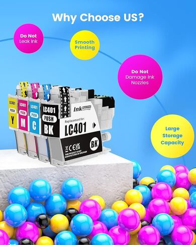 خراطيش حبر 564XL لطابعات Hp بديلة لخراطيش حبر HP 564XL المتوافقة مع HP DeskJet 3520 3522 Officejet 4620 Photosmart 5520 6520 7520 7525 (2BK / 1C / 1M / 1Y / 1PBK، 6 عبوات) in Kuwait