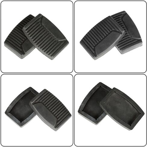 وسادات دواسة قابض الفرامل 2PCS متوافقة مع Ford Bronco F-100 F-150 F-250 F-350 F-500 Super Duty P-100 P-350 P-400/P-500 1964-2008 استبدال B7A-2457-A ، 20729 in Saudi Arabia