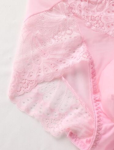 Abafip Men Lace Lace Intonderal Sissy Banties Mesh Mesh Boxer Boxer See من خلال السراويل الداخلية في الحقيبة in Kuwait