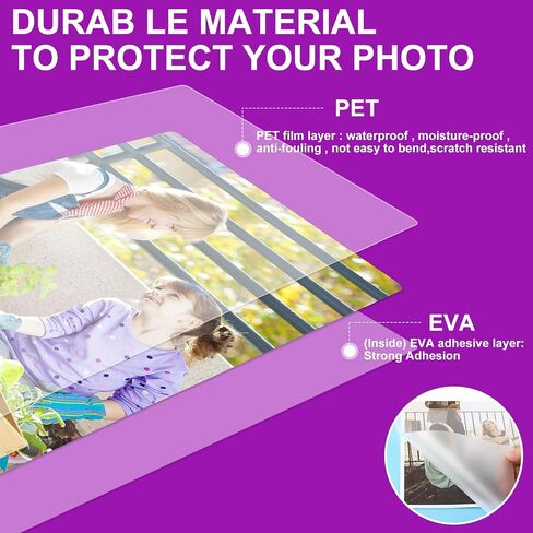 CAREGY Thermal Laminating Film Roll, 2 Pack, 1.5 Mil Laminate Rolls, 25" x 500', School Lamination(25" x 250'/Roll) in Kuwait