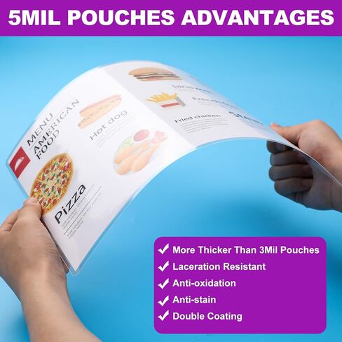 CAREGY Thermal Laminating Film Roll, 2 Pack, 1.5 Mil Laminate Rolls, 25" x 500', School Lamination(25" x 250'/Roll) in Kuwait