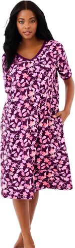 Dreams & Co. Plus Size Short T-Shirt Lounger in Kuwait