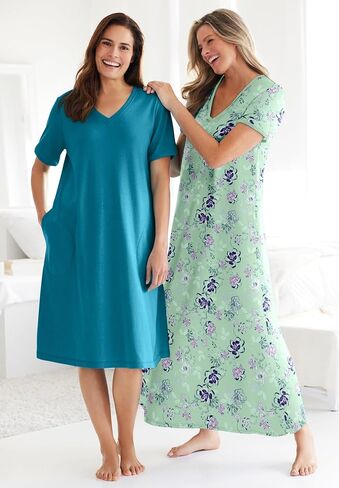 Dreams & Co. Plus Size Short T-Shirt Lounger in Kuwait