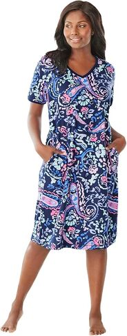 Dreams & Co. Plus Size Short T-Shirt Lounger in Kuwait