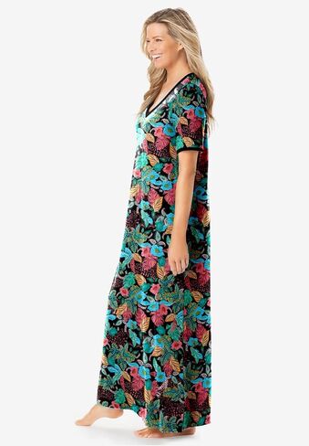 Dreams & Co. Plus Size Long T-Shirt Lounger in Saudi Arabia