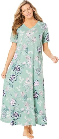 Dreams & Co. Plus Size Long T-Shirt Lounger in Saudi Arabia