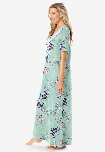 Dreams & Co. Plus Size Long T-Shirt Lounger in Saudi Arabia