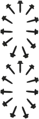 2 Set of - Fits Hex Head Screws W/Washer Pack of 1.Black 7MM-Head Size (Overall) M4.1.4MM-Thread Pitch 12MM-Washer Diameter 11589015 in Saudi Arabia