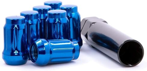 24 Lug Nuts Tuner Spline Drive 12X1.25 Blue Front Left Rear Right Removal Tool for Armada 05-15 for Frontier 98-22 for Pathfinder 87-15 for QX4 97-03 for QX56 04-10 for Xterra 00-15 in Saudi Arabia