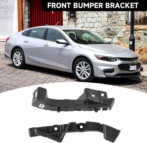 1 Pair Left and Right Side Front Bumper Bracket Bumper Retainer Support - Compatible for Chevy Malibu 2016-2022 - Replace Part 84081022 in Saudi Arabia
