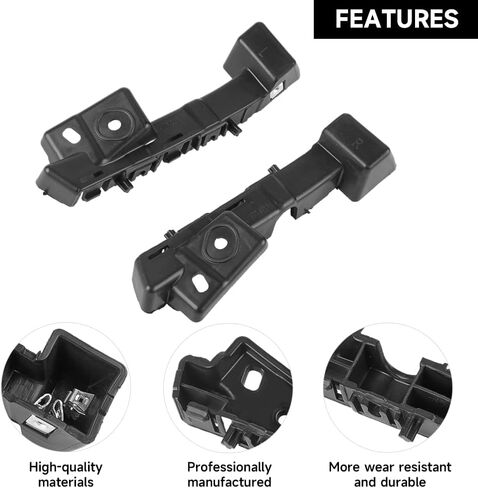 1 Pair Left and Right Side Front Bumper Bracket Bumper Retainer Support - Compatible for Chevy Malibu 2016-2022 - Replace Part 84081022 in Saudi Arabia