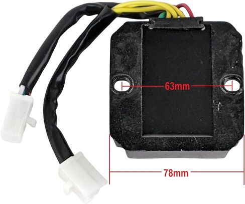 Redcap 7 منظم الجهد السلكي DC DC Dual-Plug Gy6 150cc لـ ATV Scooter Go Kart متوافق مع Gator 150f2 Gator 150f Jonway Taotao Roketa BMS Sunl Tank Baja الصينية in Saudi Arabia