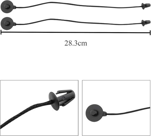 2 PCS Car Parcel Shelf Fixing Cord Tie Down Strap String OE: CV6Z5846538A FOR Ford For Focus MK3 2012-2017 Car Accessories in Saudi Arabia