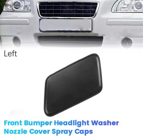 Car Front Bumper Headlight Washer Nozzle Cover Jet for Volvo S60 2005-2009 Headlamp Washer Jet Cap OE: 39993124 in Saudi Arabia