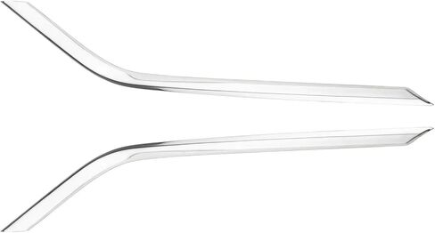 1 Pair Left&Right Side Rear Bumper Trim Bezels Stainless Steel Chrome for Golf Mk7 VII 5-Door Sedan 2018 Chromium Styling in Saudi Arabia
