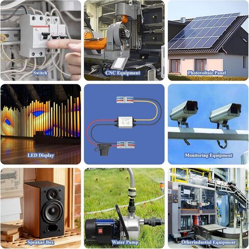 DC/DC Buck 8-32V to 5V Power Converter, Voltage Converter with Fuse to 5V5A 25W MAX Power Transformer Waterproof Step Down Module for Automotive, LED Lights, Boat Dock, Instruments. in Kuwait