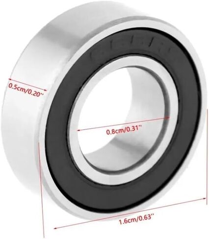 10pcs 688-2RS/F688-ZZ Ball Bearing ABEC -5 8x16x5mm Steel Sealed Deep Groove Ball Bearing Sealed Radial Ball Ring(688-2RS) in Saudi Arabia