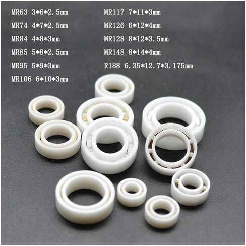 كامل تحمل السيراميك MR115 MR106 MR117 MR74 MR106 R188 MR63 MR84 MR95 MR126 MR128 (MR117 7x11x3mm) in Saudi Arabia