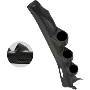 Glowshift Black Triple Gauge Gauge Pod متوافق مع شيفروليه تشيفي كورفيت 1997-2004-ABS Plastic-Mounts (3) 2-1/16 " in Saudi Arabia