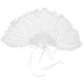 Gleavi Handheld Wedding Fan فريدة من نوعها معجبة رقص Bridal Dance من أجل أداء المسرح الملحق الأنيق للنساء لحفلات الزفاف والمناسبات الخاصة in Saudi Arabia