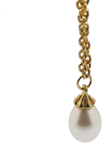 Authentic Trollbeads 14K Gold 84100 Necklace Gold Fantasy/Freshwater Pearl 39.4 inch in Saudi Arabia