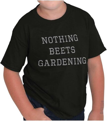 Funny Nothing Beets Gardening Pun Crewneck T Shirts Boy Girl in Saudi Arabia