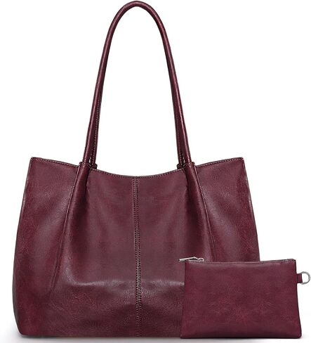 Large Tote Bag for Women Work Vegan Leather 16L Ladies Handbags Womens Big Purses Shoulder for Travel in Kuwait