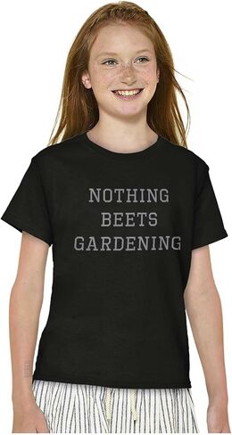Funny Nothing Beets Gardening Pun Crewneck T Shirts Boy Girl in Saudi Arabia