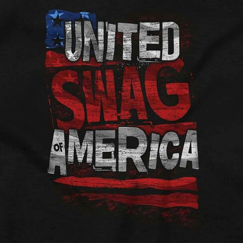 Cool United Swag America USA Flag Crewneck T Shirts Boy Girl in Saudi Arabia