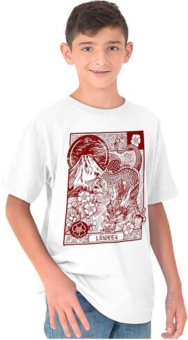 Traditional Chinese Dragon Lowkey Crewneck T Shirts Boy Girl in Saudi Arabia