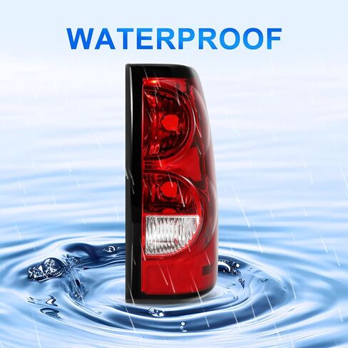 ELH Tail Lights Assembly Fit For 2003 2004 2005 2006 Chevy Silverado 03 Silverado 04 Silverado 05 Silverado 06 Silverado Rear Brake Lamp Black Trim Left And Right Side in Saudi Arabia