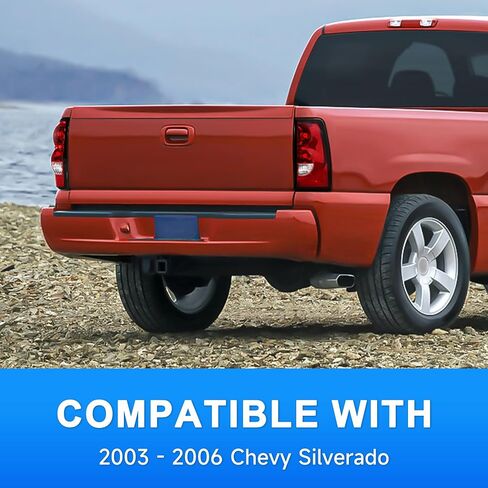 ELH Tail Lights Assembly Fit For 2003 2004 2005 2006 Chevy Silverado 03 Silverado 04 Silverado 05 Silverado 06 Silverado Rear Brake Lamp Black Trim Left And Right Side in Saudi Arabia